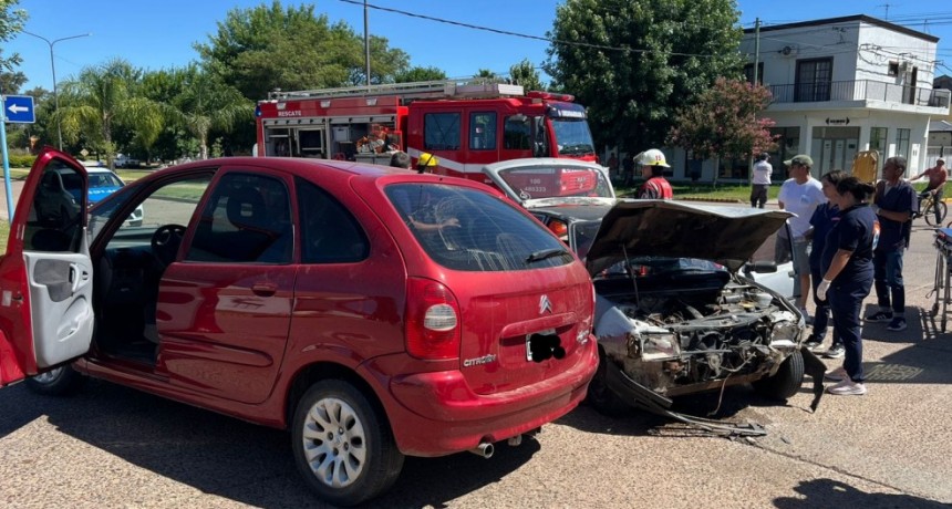 Violento choque en Urdinarrain, con una persona lesionada