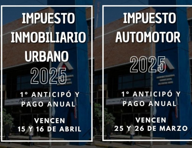 ATER: Nuevas fechas de vencimiento 