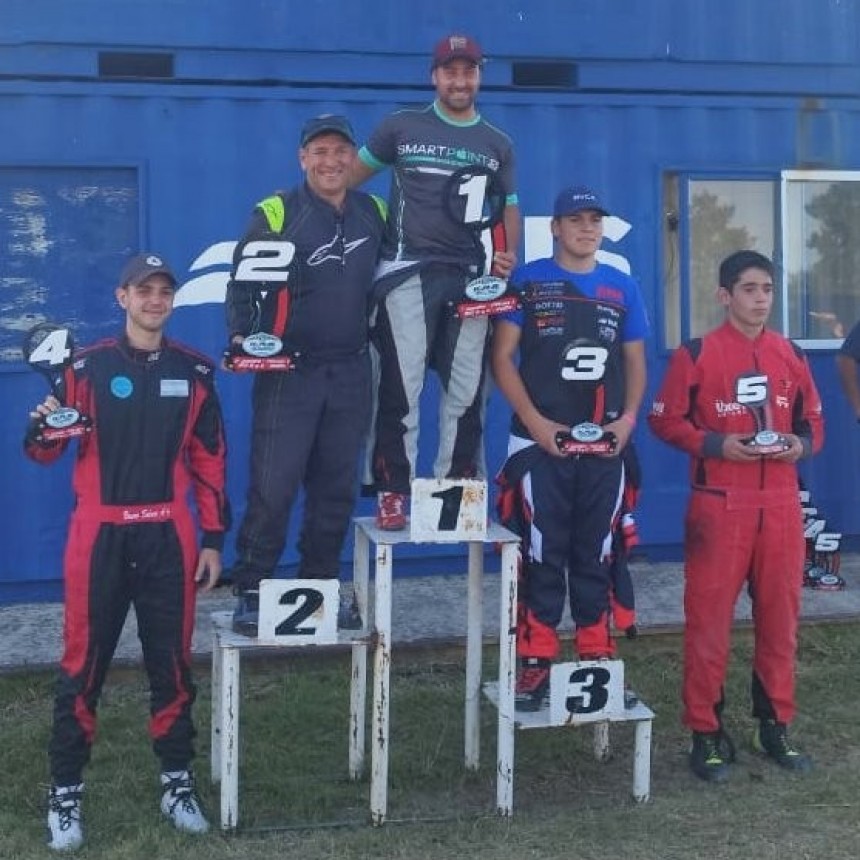 KARTING: Podio para Adrian Waisten y Adolfo Morales Mogni