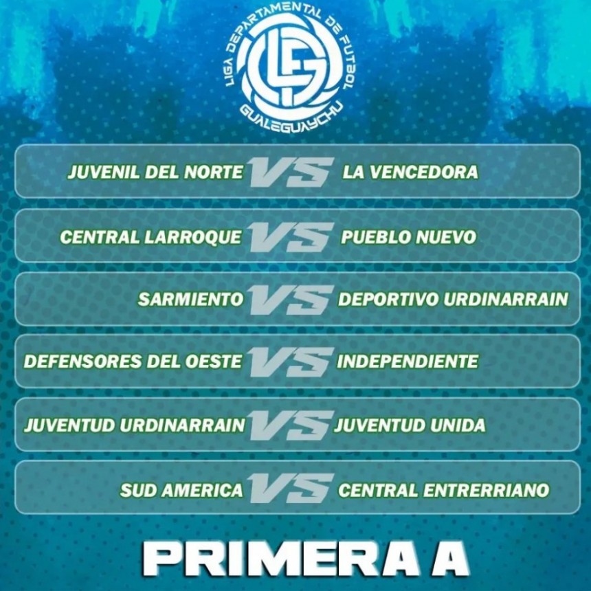 Miércoles 17 Final Copa Gchu - 27/28 Abril Comienza el Apertura