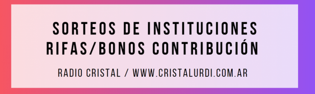 Resultados de Rifas y Bonos Contribución de Instituciones