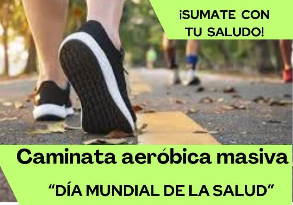 En el Dia Mundial de la Salud; CAMINATA MASIVA en Urdinarrain