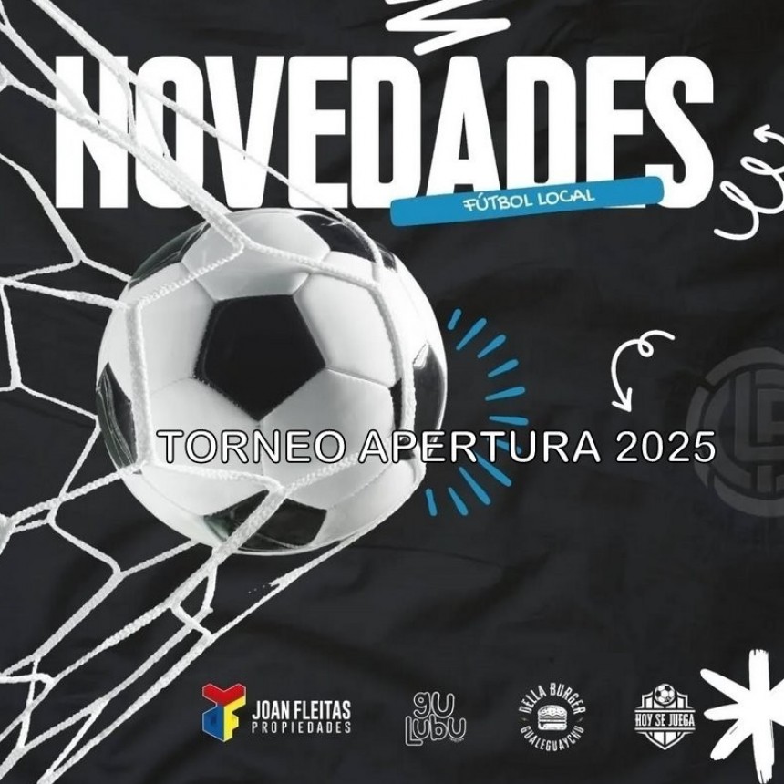 TORNEO APERTURA 2025: ESTE SABADO Y DOMINGO SE JUEGA LA SÉPTIMA