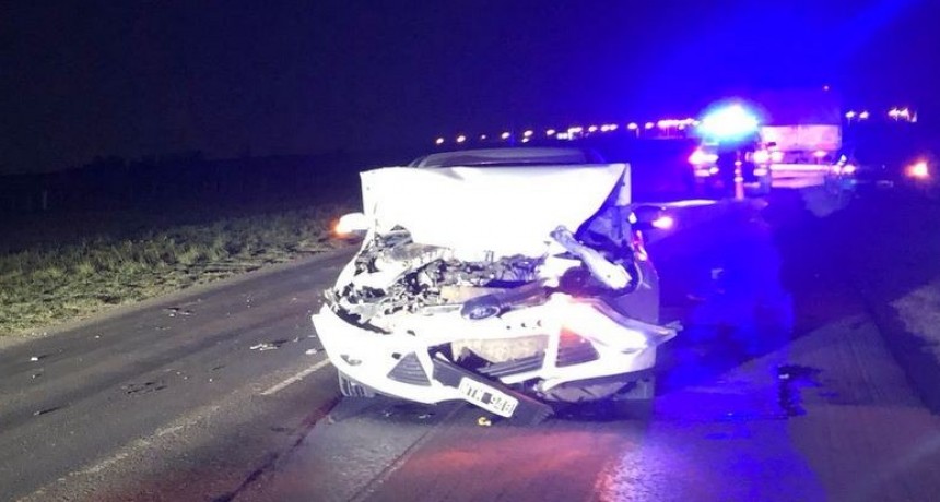 Siniestro vial en Ruta 20 Frente Cementerio Urdinarrain