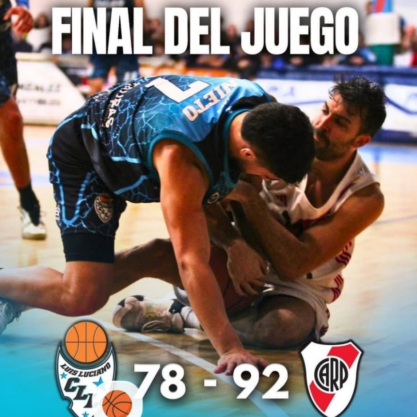 Perdió Luciano ante River en el Spiazzi en una noche histórica