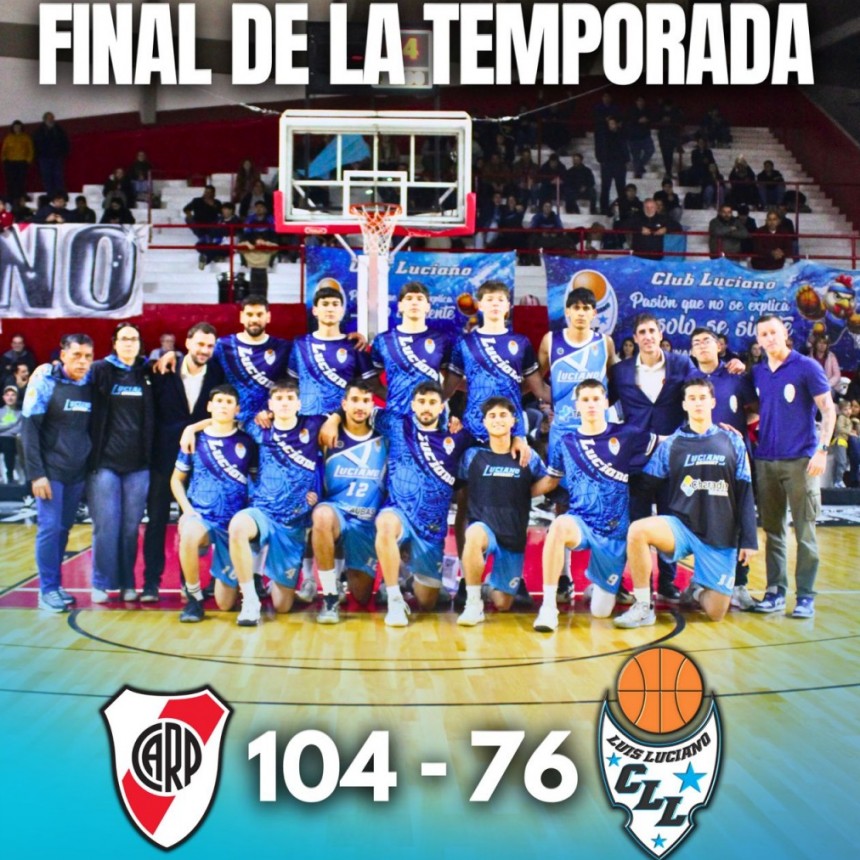 Luis Luciano perdió ante River en el Monumental 104 a 76