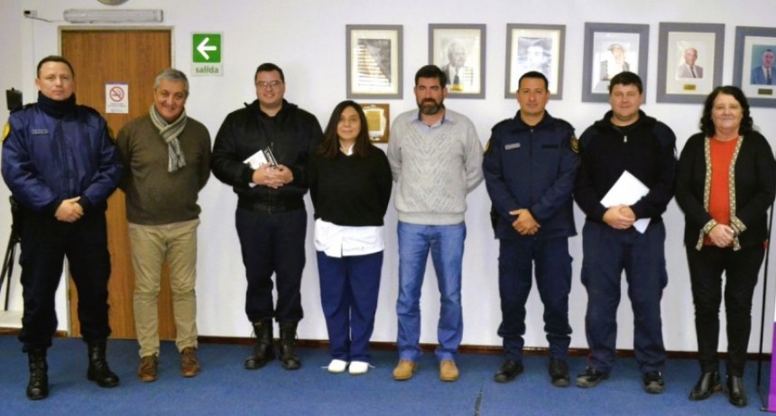 Presentaron las nuevas autoridades de Defensa Civil Urdinarrain