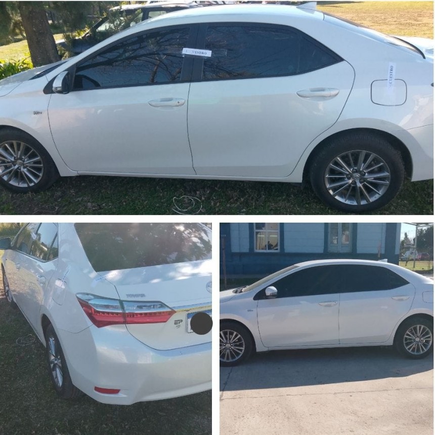 Secuestran un Vehiculo en la Planta Verificadora Urdinarrain.