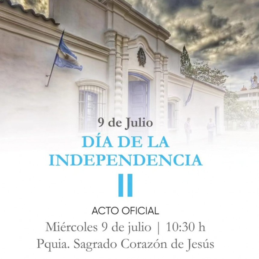 9 de julio - Acto por el Dia de la Independencia