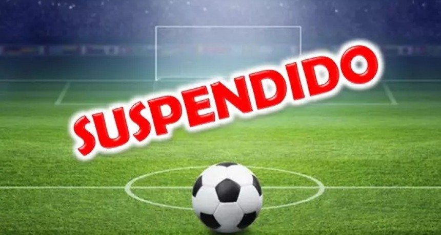 ESTE DOMINGO, EL FUTBOL DEPARTAMENTAL SUSPENDIDO !!!
