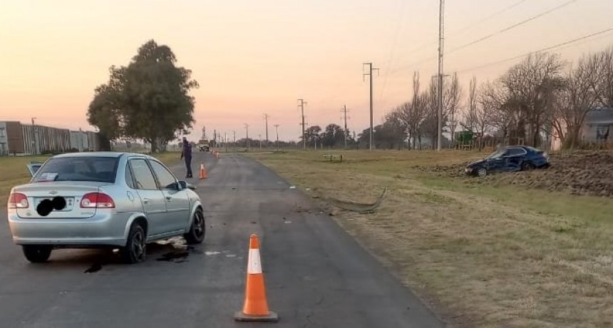 CHOQUE FRONTAL EN RUTA 20, ZONA CEMENTERIO URDINARRAIN