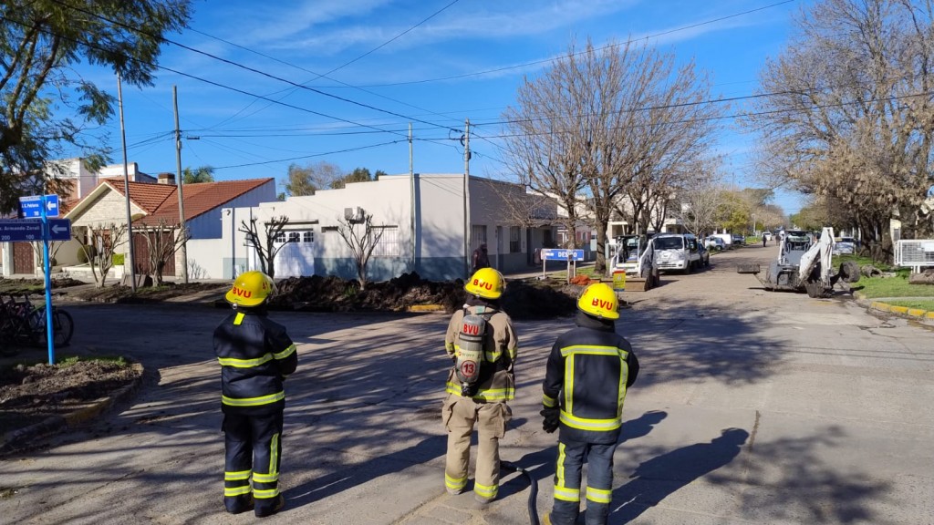 URDINARRAIN: UNA MÁQUINA MUNICIPAL PROVOCÓ UNA PÉRDIDA DE GAS NATURAL