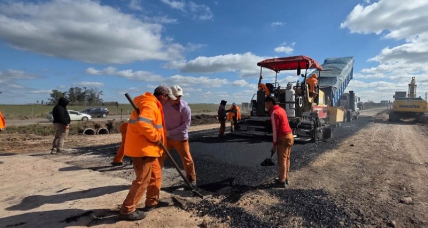 Se habilitó el tránsito sobre la ruta provincial 20 a la altura de la nueva alcantarilla transversal 