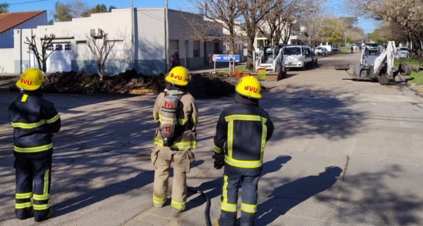 URDINARRAIN: UNA MÁQUINA MUNICIPAL PROVOCÓ UNA PÉRDIDA DE GAS NATURAL