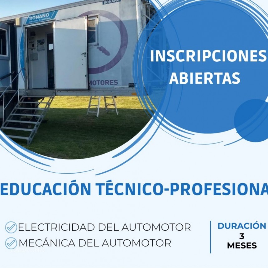 Pre inscripciones para el Aula Taller Móvil en Gilbert.
