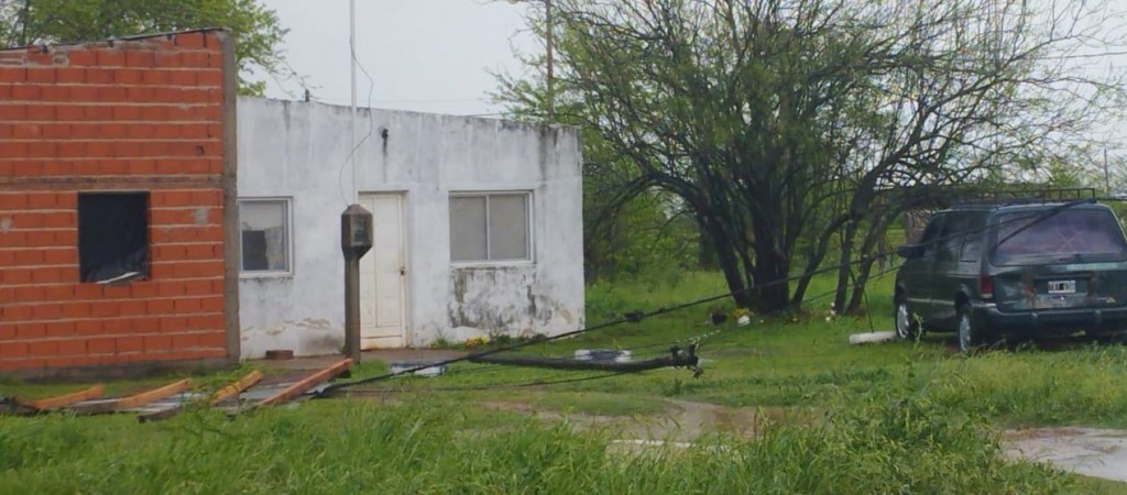 Fuerte tormenta provocó daños en Urdinarrain y la región