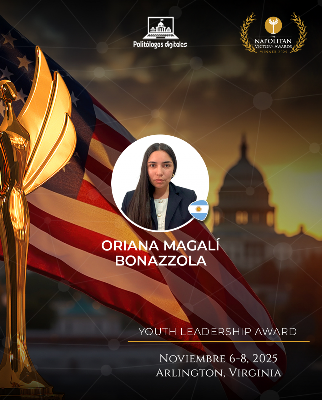 Joven de Urdinarrain reconocida entre los líderes emergentes de la comunicación política mundial