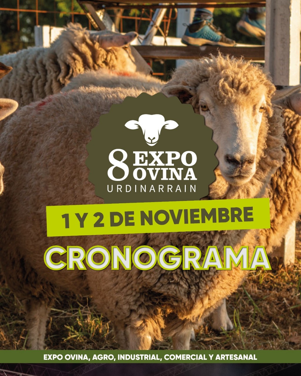 1 y 2 de noviembre | 8° Expo Ovina, Agro, Industrial y Comercial de Urdinarrain