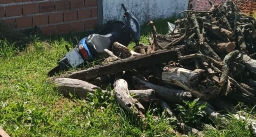 LA POLICIA DE URDINARRAIN RECUPERÓ LA MOTO ROBADA EN LA MADRUGADA