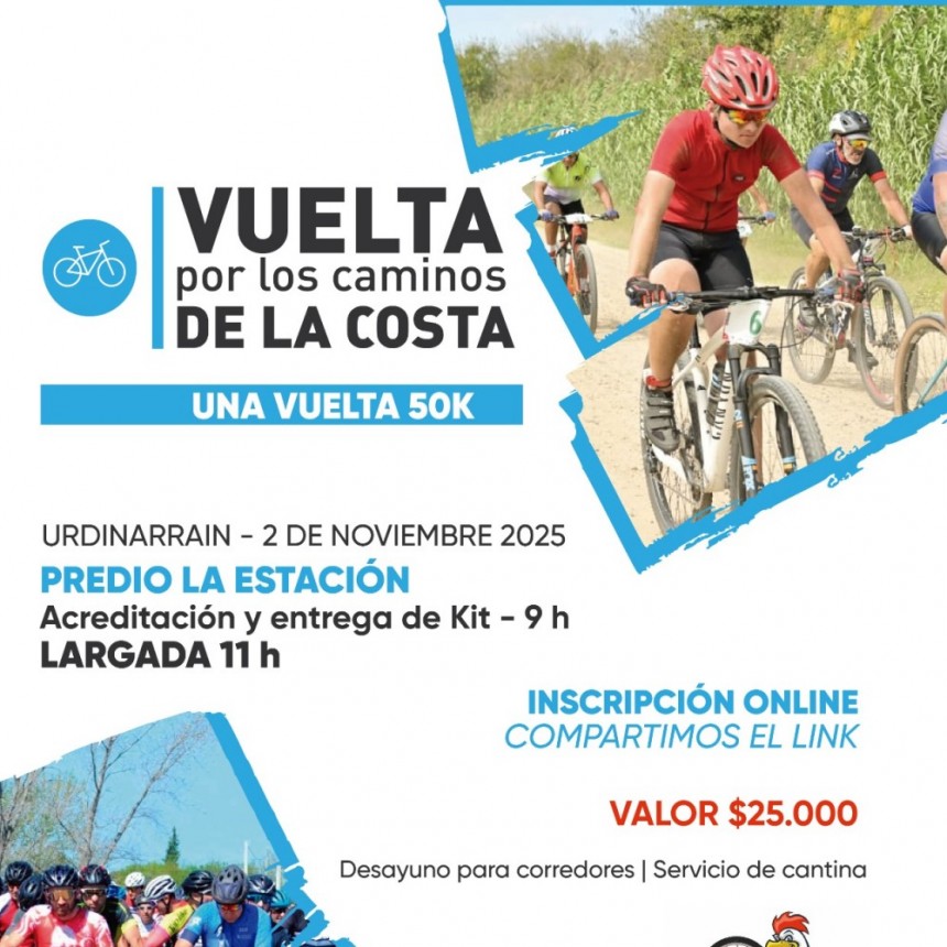 CICLISMO: Este Domingo se realiza la competencia “ Caminos de la Costa ”