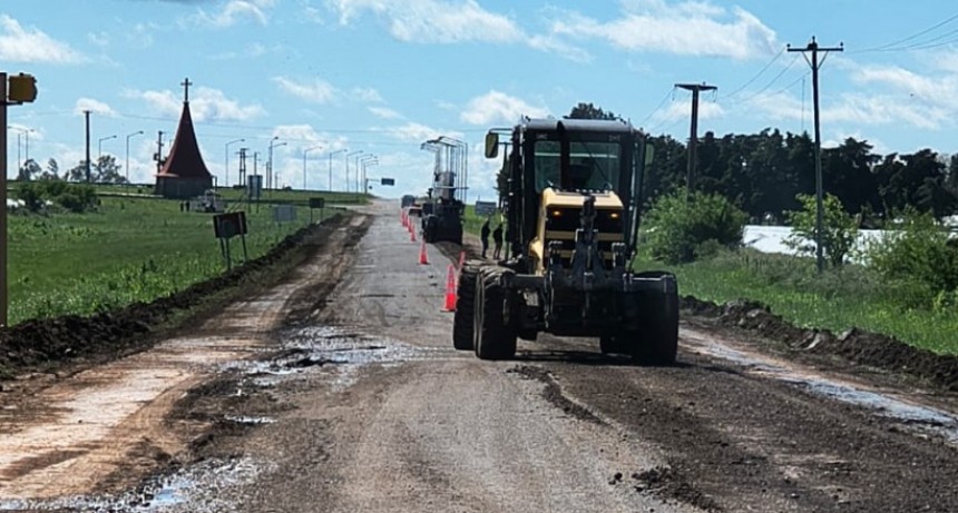 Comenzaron los trabajos en el Acceso Este Urdinarrain