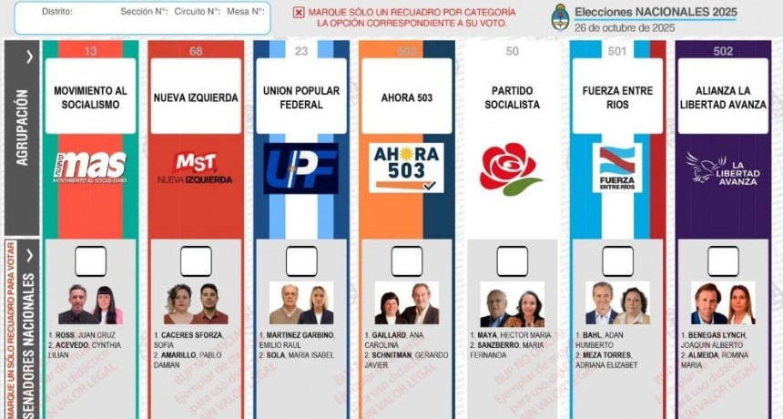 ELECCIONES LEGISLATIVAS 2025 EN URDINARRAIN