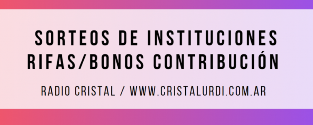 Resultados de Bonos y Rifas de Instituciones - OCTUBRE 2025